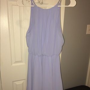 light blue dress